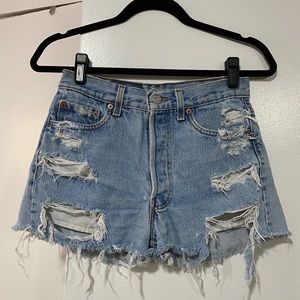 Vintage Levi High Waisted Shorts
